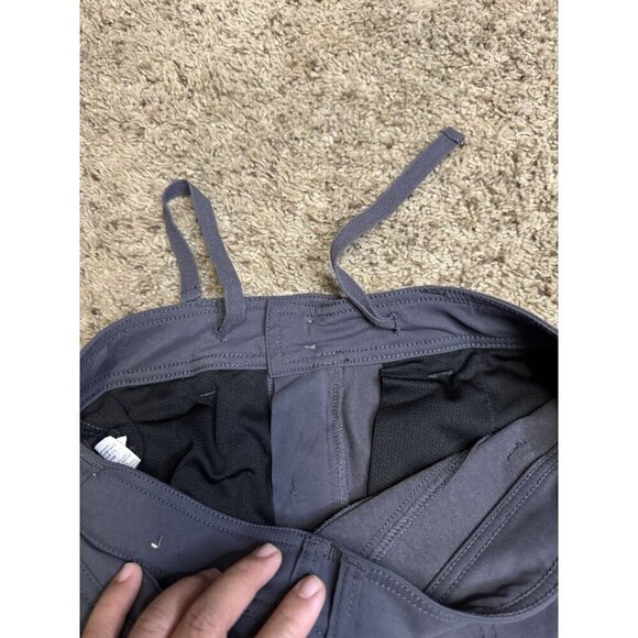 PRANA Halle Pant Gray Roll Up Convertible Straight Hiking Outdoor Sz 2 (29x31) - Picture 11 of 13